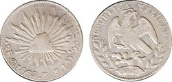 2 REALES DE GUANAJUATO (1862/51)