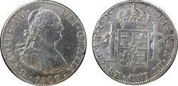 4 REALES CARLOS IV (1807)