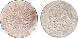 8 REALES MEXICO (1891)