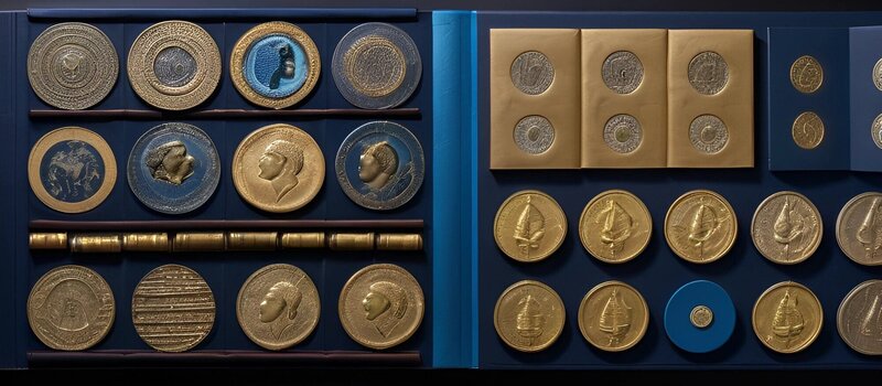 (Lote 573 a 577) Monedas Municipales