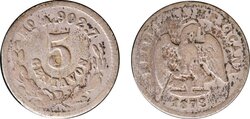 5 CENTAVOS HERMOSILLO (1878)