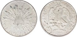 8 REALES ZACATECAS (1875)