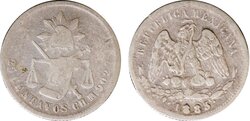 25 CENTAVOS CHIHUAHUA (1883)