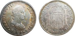 2 REALES FERNANDO VII (1821)