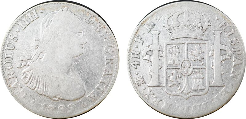 4 REALES CARLOS IV (1799)