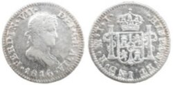 1/2 REAL FERNANDO VII (1816)