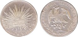 8 REALES DE GUANAJUATO (1896/1)