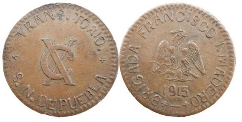 10 CENTAVOS CHICONCUATLA (1915)