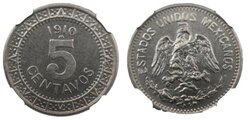 5 CENTAVOS 1910 NIQUEL (1910)