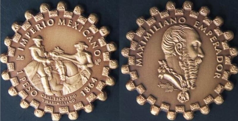 MEDALLA 3ERA SERIE PESO ALT. CON GRABADOS DEL 2DO IMPERIO