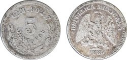 5 CENTAVOS CHIHUAHUA (1888)