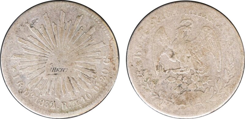 1 REAL DE DURANGO (1832)