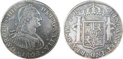 4 REALES CARLOS IV (1808/7)
