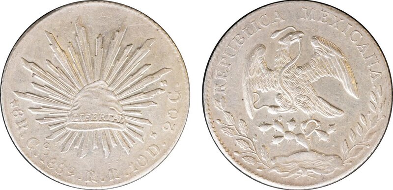 8 REALES DE GUANAJUATO (1889)
