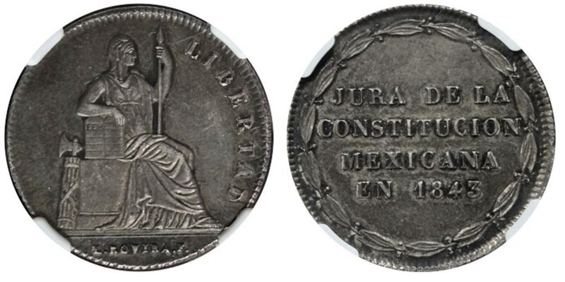 MEDALLA JURA CONSTITUCION 1843 (1843)
