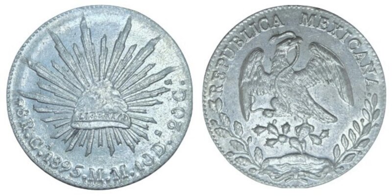 8 REALES DE CHIHUAHUA (1895)