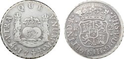 2 REALES FELIPE V (1744)