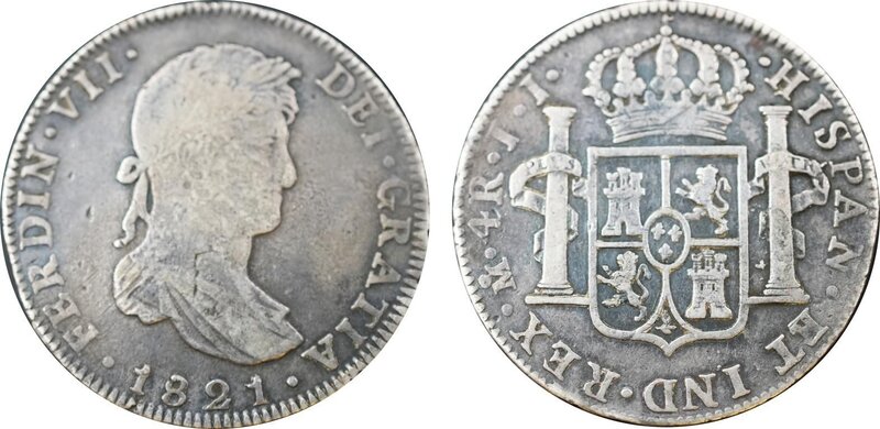 4 REALES FERNANDO VII (1821)