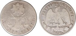 1 PESO OAXACA (1870)
