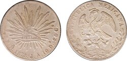 8 REALES HERMOSILLO (1878)