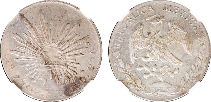 8 REALES ZACATECAS (1888)