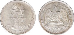 1 PESO. MEXICO (1873)