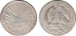 2 REALES DE GUADALAJARA (1844)