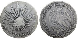 2 REALES DE MEXICO (1833/2)