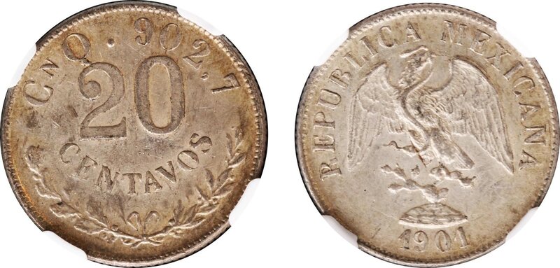 20 CENTAVOS CULIACAN (1901)