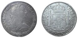 8 REALES CARLOS IV (1787)