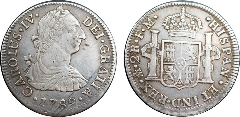 2 REALES CARLOS III (1789)