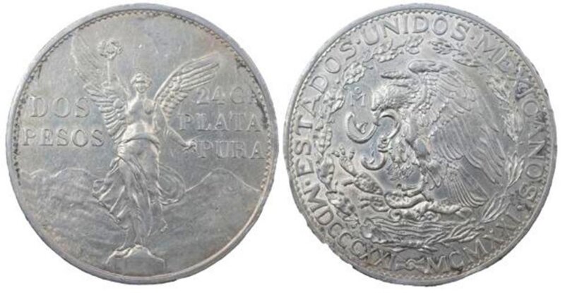 2 PESOS ANGEL (1921)