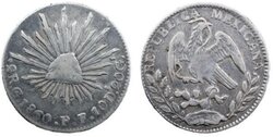 2 REALES DE GUANAJUATO (1860/59)