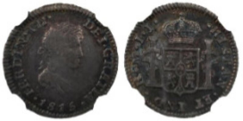 1/2 REAL FERNANDO VII (1815/4)