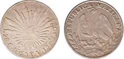 2 REALES DE CULIACAN (1860/59)