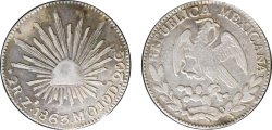 2 REALES DE ZACATECAS (1863/52)