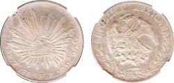 8 REALES ZACATECAS (1886)