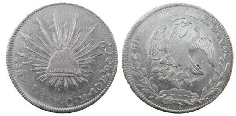 8 REALES ZACATECAS (1847)