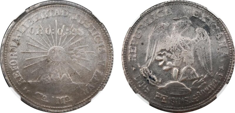 2 PESOS CAMPO MORADO (1915)