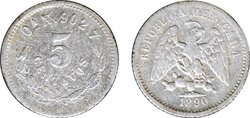 5 CENTAVOS OAXACA (1890)