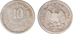 10 CENTAVOS HERMOSILLO (1874)