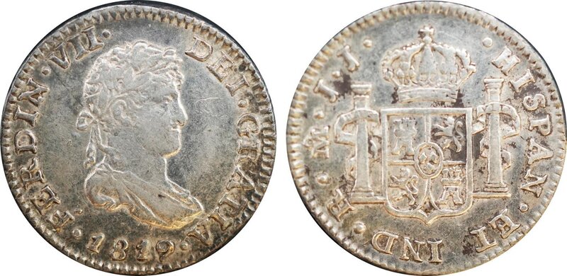 1/2 REAL FERNANDO VII (1819)