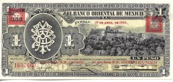 1 PESO BANCO ORIENTAL DE MEXICO (1914)