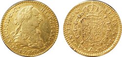 1 ESCUDO CARLOS III (1776)