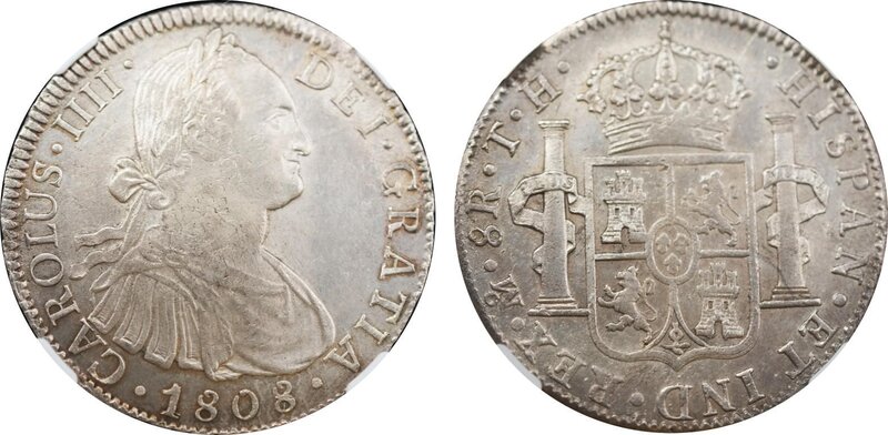 8 REALES CARLOS IV (1808/7)