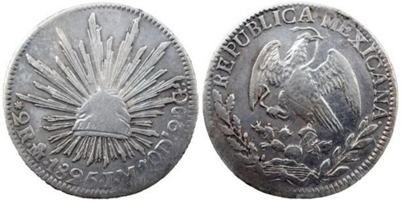 2 REALES DE MEXICO (1825)