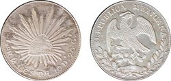 8 REALES MEXICO (1863)