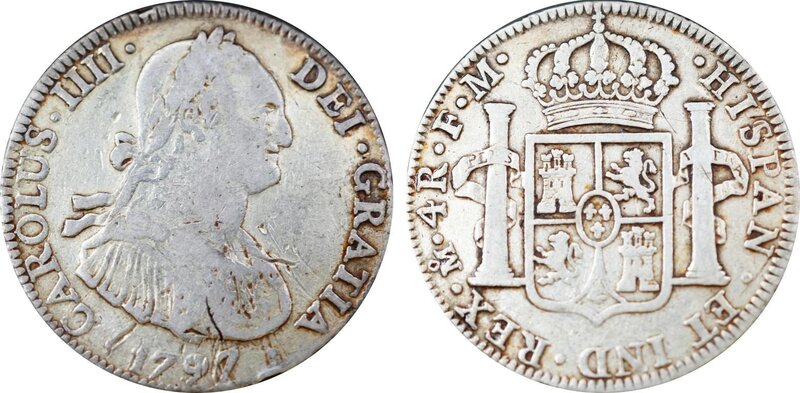 4 REALES CARLOS IV (1797)