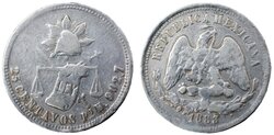 25 CENTAVOS SAN LUIS POTOSI (1883)