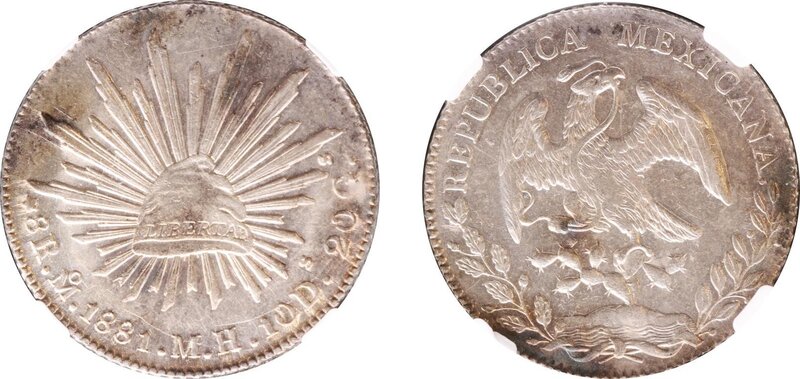 8 REALES MEXICO (1881)